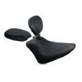 Picture of Mustang 11-13 Harley Blackline,12-17 Slim/Slim S Wide Touring Solo Seat w/DBR Diamond - Black
