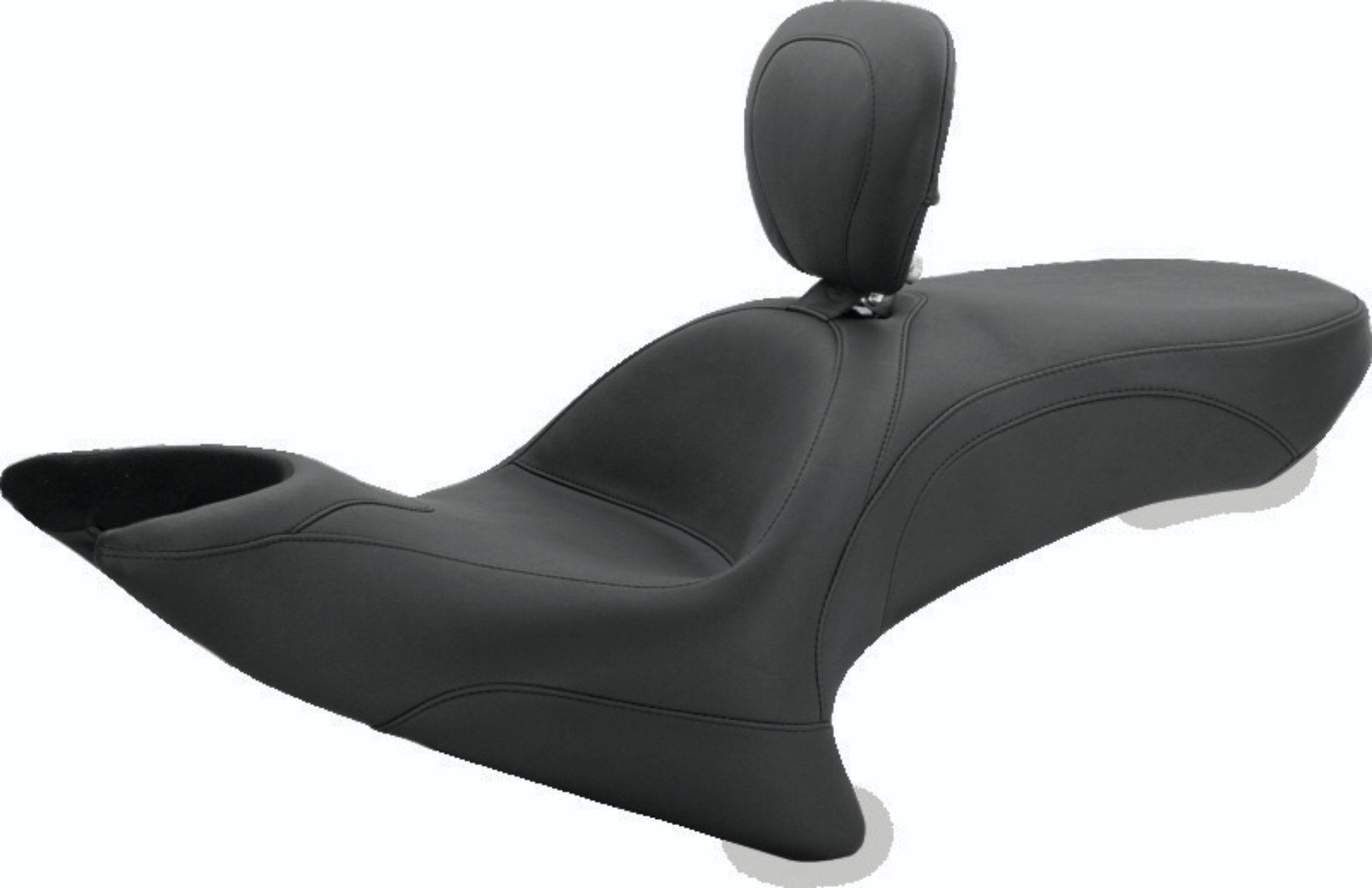Picture of Mustang 08-21 Harley Rd King, 06-07 Str Glide 1906-07,00-05 Eagle Touring Solo Seat Diamond - Black