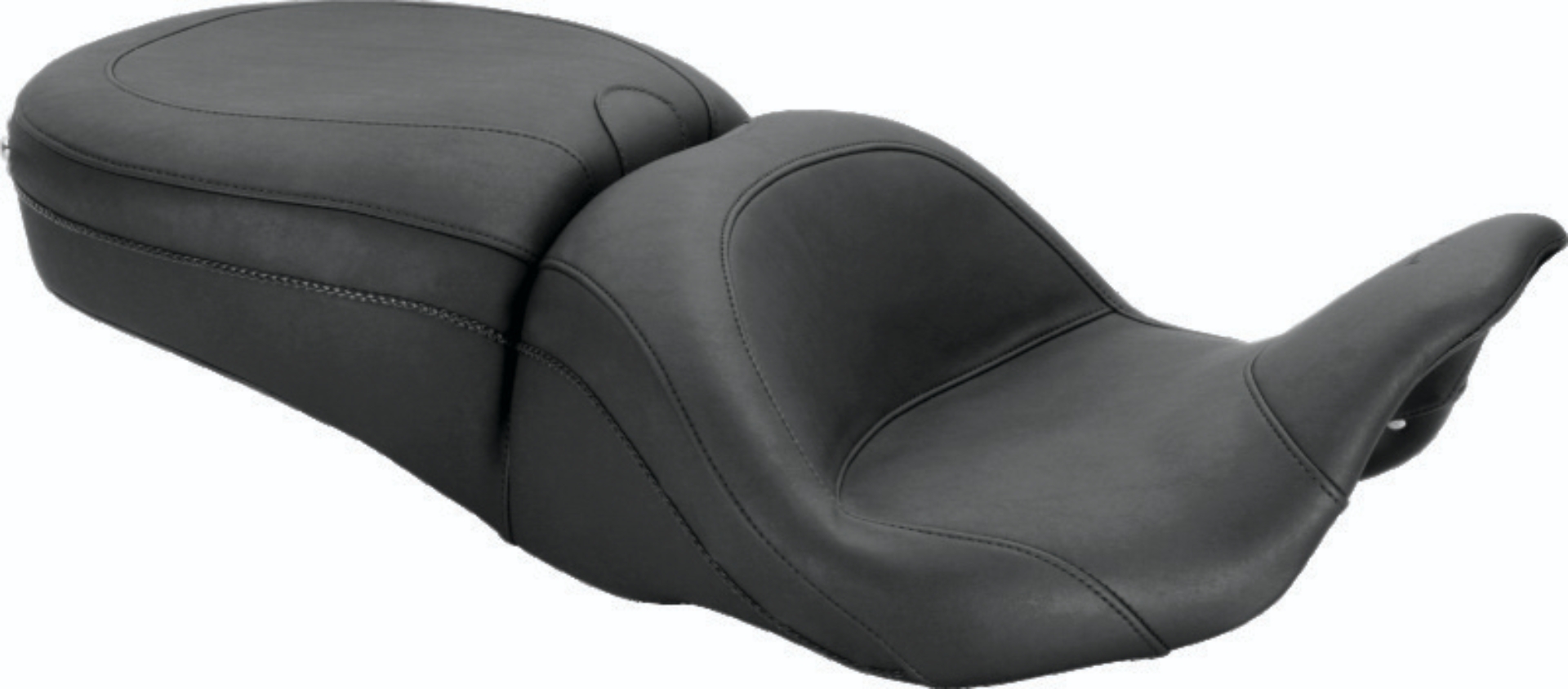 Picture of Mustang 08-21 Harley Electra Glide, Rd Glide, Rd King, Str Glide Lowdown Touring 1PC Seat - Black