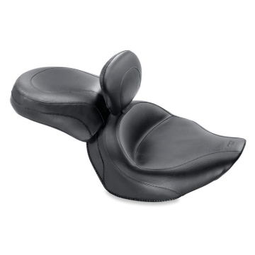 Picture of Mustang 06-15 Yamaha Roadliner, Stratoliner Wide Touring Recessed Passenger Seat - Black