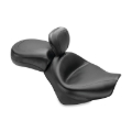 Picture of Mustang 04-21 Honda VT750 Aero Wide Touring 2PC Seat w/Driver Backrest - Black