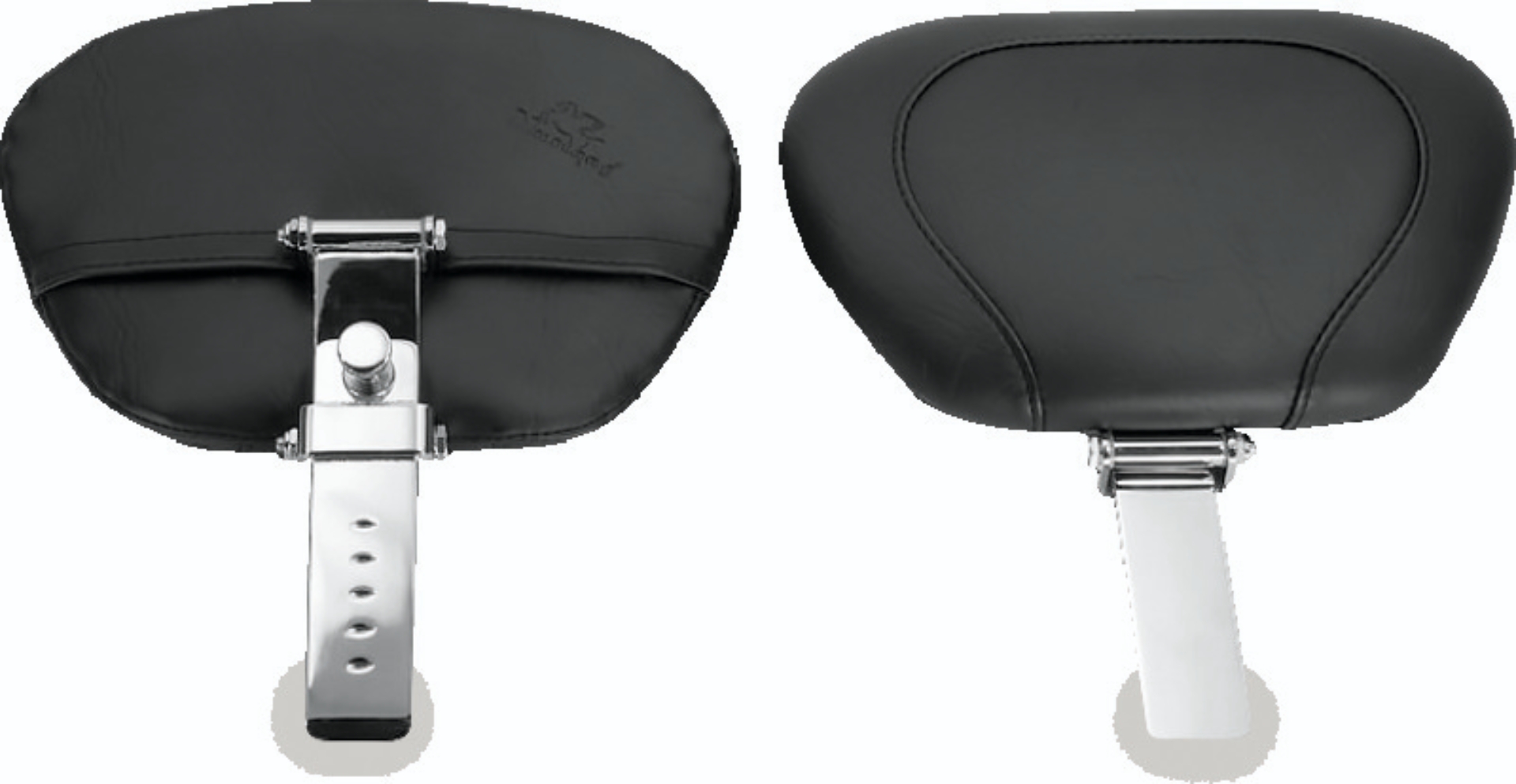 Picture of Mustang 06-17 Harley Dyna Wide Touring Solo Seat w/Driver Backrest w/Studs - Black