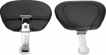 Picture of Mustang 06-17 Harley Dyna Wide Touring Solo Seat w/Driver Backrest w/Studs - Black