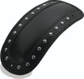 Picture of Mustang 00-17 Harley Softail FLSTS, FLSTN, FLSTC w/Stud Plate Fender Bib w/Studs - Black