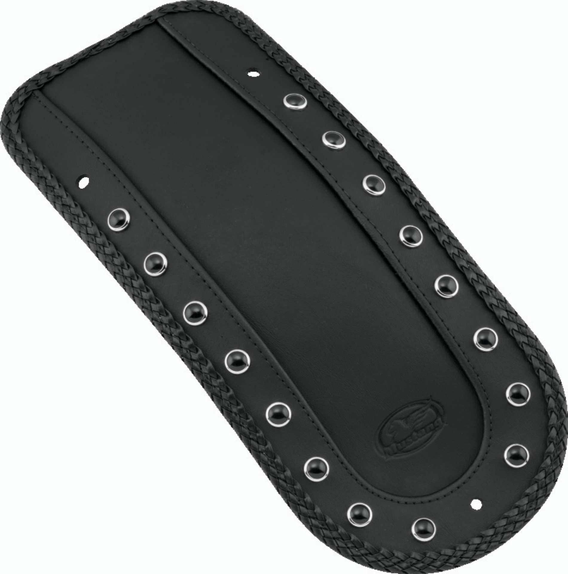 Picture of Mustang 08-21 Harley FL Touring Fender Bib w/Blk Pearl w/Studs - Black