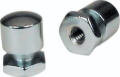 Picture of Mustang Solo Mounting Nuts (Pair) - Chrome