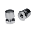 Picture of Mustang Solo Mounting Nuts (Pair) - Chrome