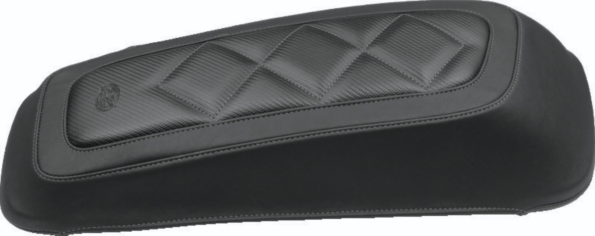 Picture of Mustang 08-21 Harley FL Touring Saddlebag Lid Covers w/Black Pearl Studs- Black