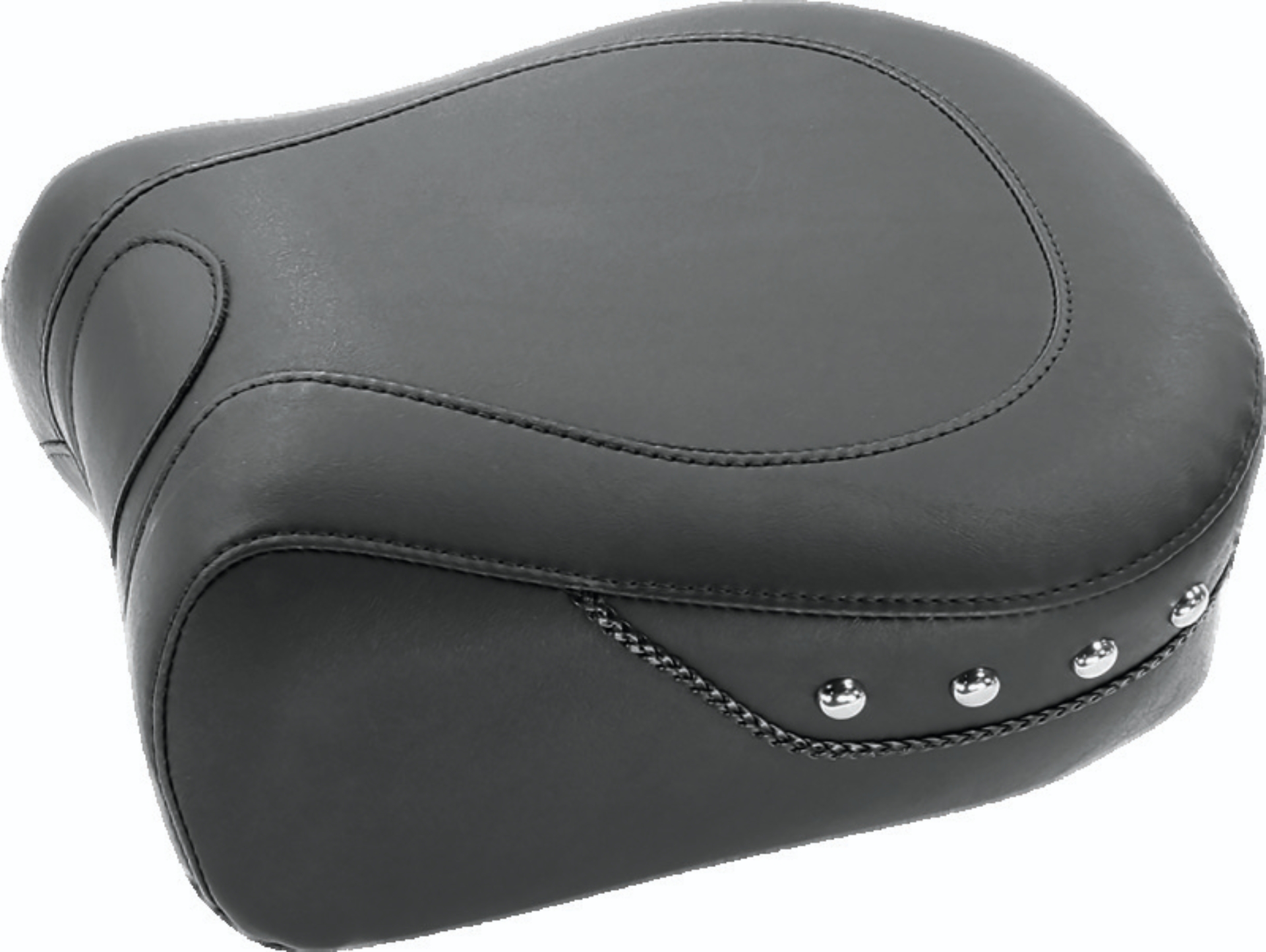 Picture of Mustang 08-21 Harley Electra Glide, Rd Glide, Rd King, Str Glide 1PC Seat w/Diamond Stitch - Black