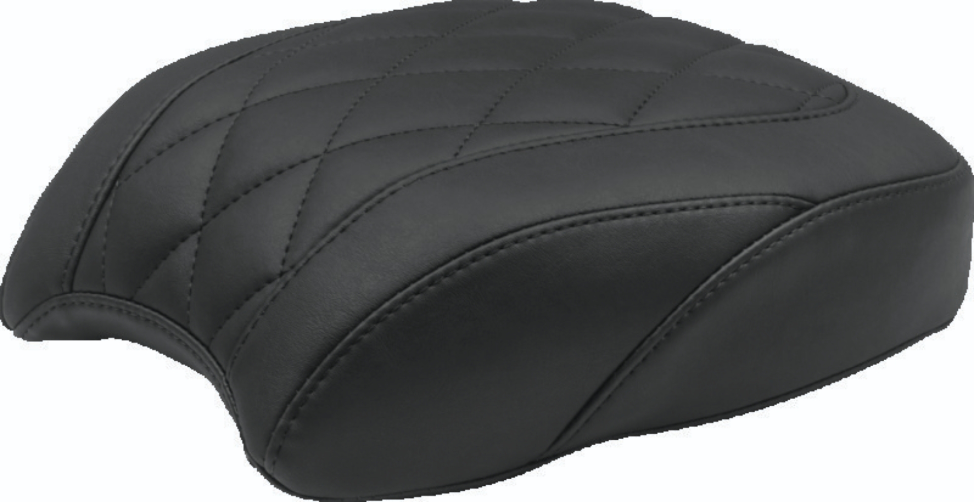 Picture of Mustang 97-21 Harley Touring Sissy Bar Pad (12 inch x 9 inch) Diamond Stitch- Black