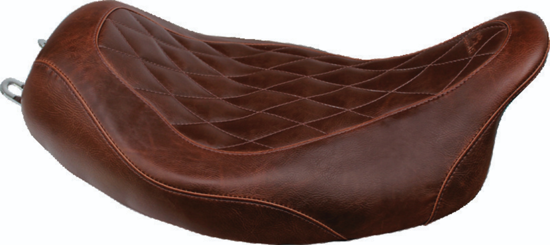 Picture of Mustang 97-07 Harley Rd King,06-07 Str Glide,00-05 Eagle Tripper Solo Seat - Brown
