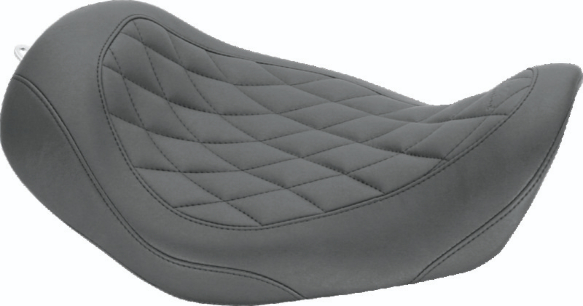 Picture of Mustang 06-17 Harley Dyna Wide Tripper Solo Seat Diamond Stitch- Black