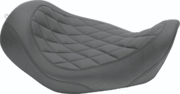 Picture of Mustang 06-17 Harley Dyna Wide Tripper Solo Seat Diamond Stitch- Black