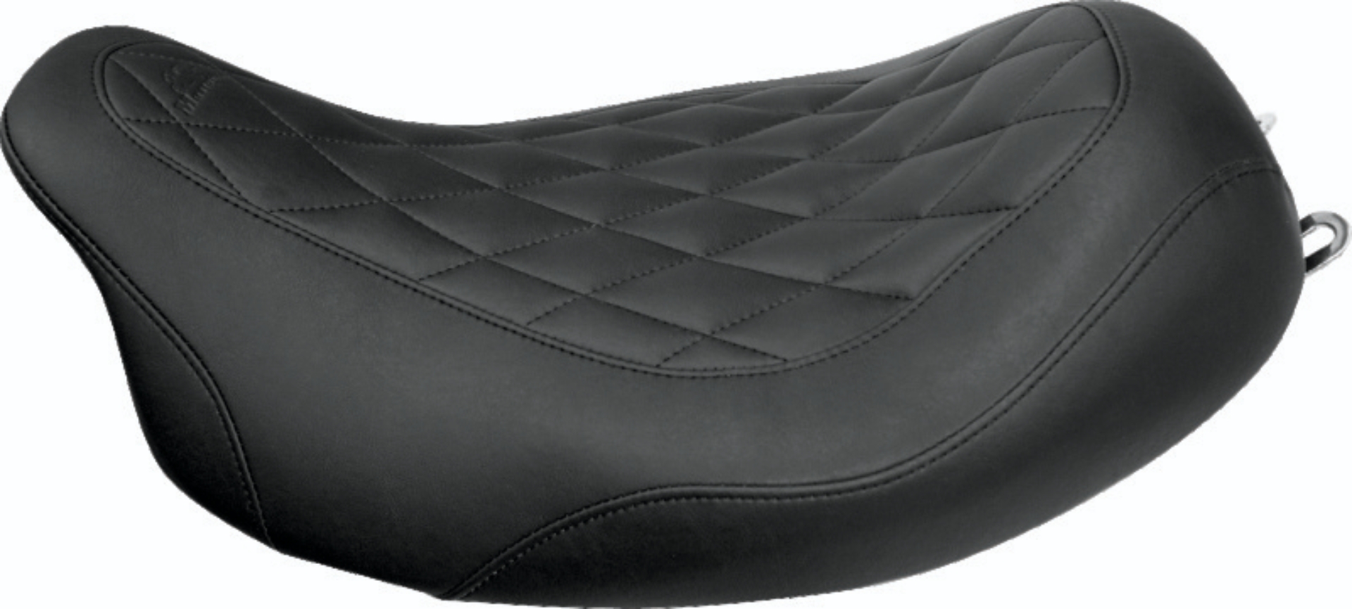 Picture of Mustang 08-21 Harley Electra Glide Std,Rd Glide,Rd King,Str Glide Solo Seat Diamond Stitch - Brown