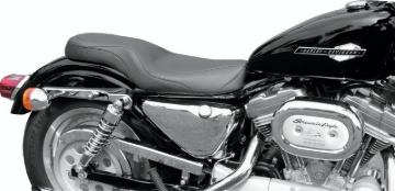 Picture of Mustang 82-03 Harley Sportster DayTripper 1PC Seat - Black