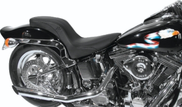 Picture of Mustang 84-99 Harley Standard Rear Tire DayTripper 1PC Seat - Black