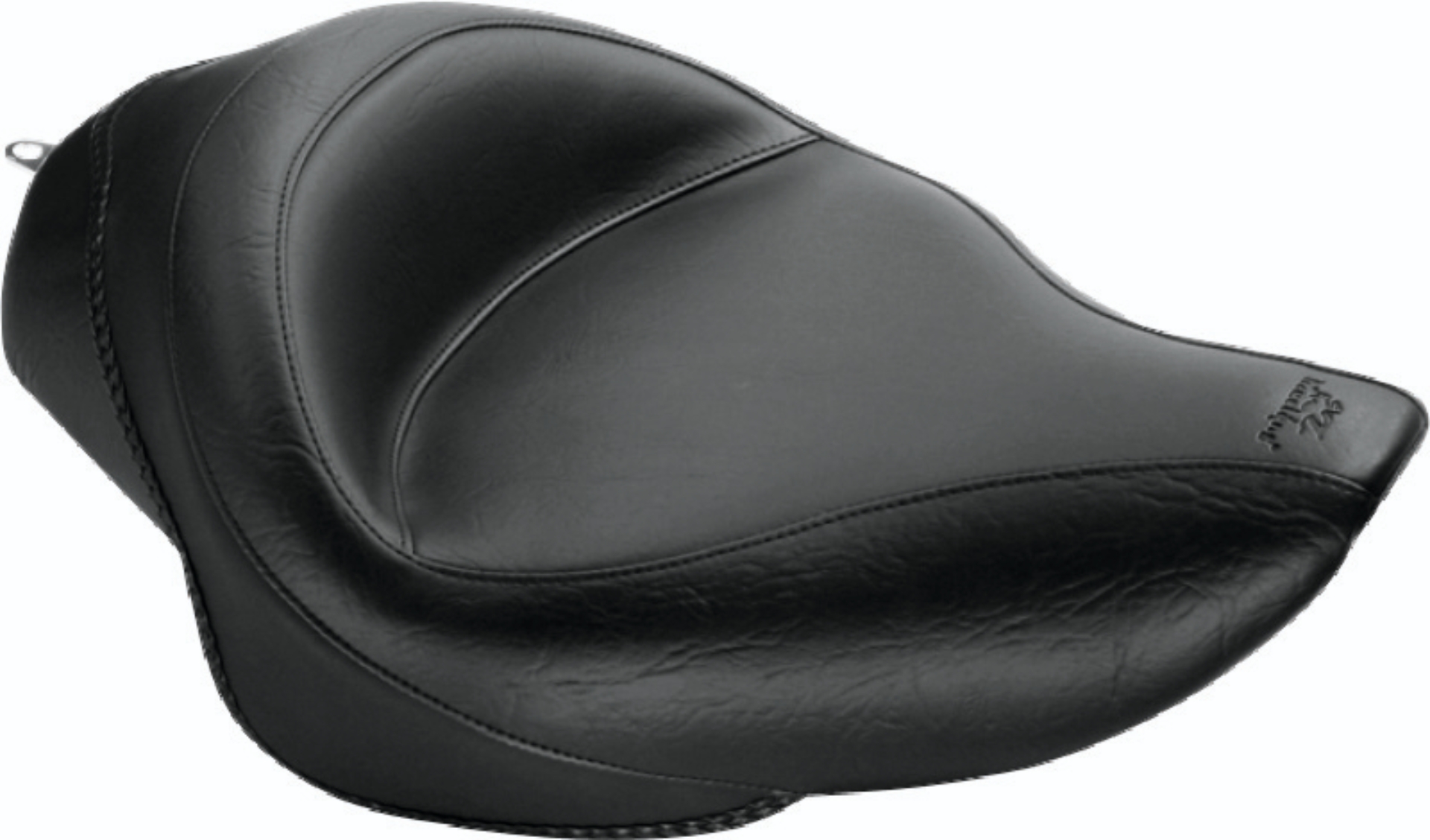 Picture of Mustang 04-21 Harley Sportster 3.3 GAL Wide Touring Solo Seat - Black