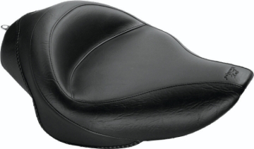 Picture of Mustang 04-21 Harley Sportster 3.3 GAL Wide Touring Solo Seat - Black