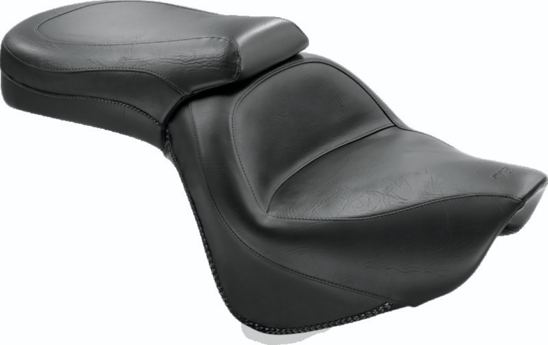 Picture of Mustang 06-21 Kawasaki Vulcan 900 Classic, Custom Standard Touring 1PC Seat - Black
