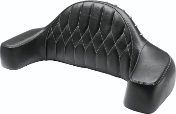Picture of Mustang 14-21 Indian Chieftain,Chief,Dk Horse,Roadmaster,Vint Pass Backrest w/Diam Stitch - Black