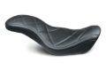 Picture of Mustang 14-17 Harley Fat Bob Super Tripper 1PC Seat Carbon - Black