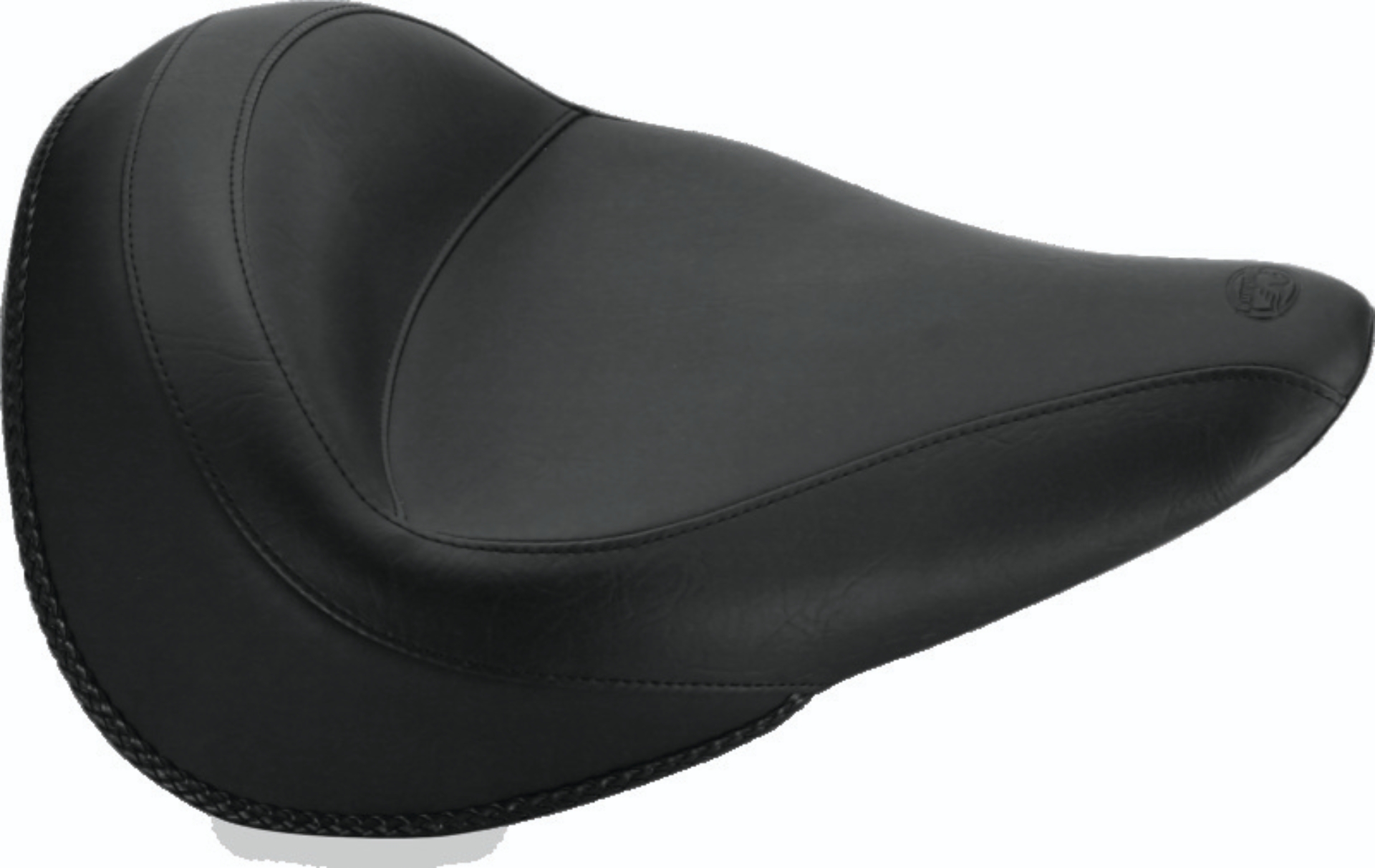 Picture of Mustang 14-21 Yamaha Bolt Standard Touring Solo Seat - Black