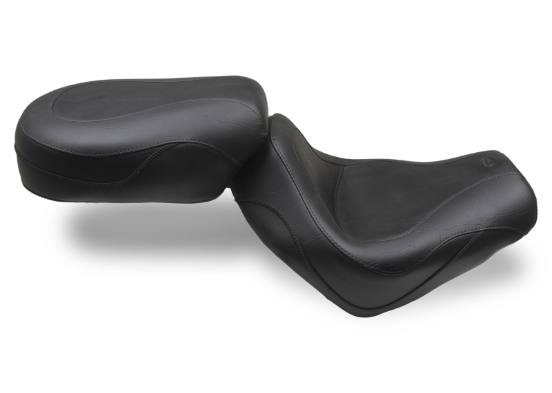Picture of Mustang 04-09 Honda VTX1300C Sport Touring 2PC Seat - Black