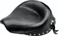 Picture of Mustang 58-84 Harley FX/FL Wide Touring Solo Seat w/Studs- Black