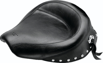 Picture of Mustang 58-84 Harley FX/FL Wide Touring Solo Seat w/Studs- Black