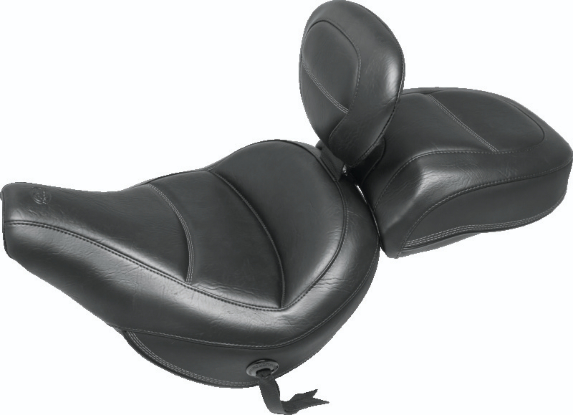 Picture of Mustang 08-21 Harley Electra Glide,Rd Glide,Rd King Tripper Fastback 1PC Seat w/Diam Stitch - Black