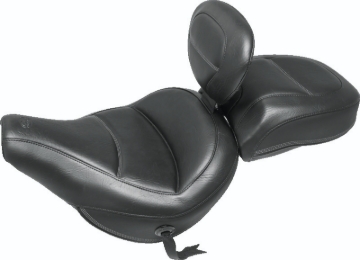 Picture of Mustang 08-21 Harley Electra Glide,Rd Glide,Rd King Tripper Fastback 1PC Seat w/Diam Stitch - Black