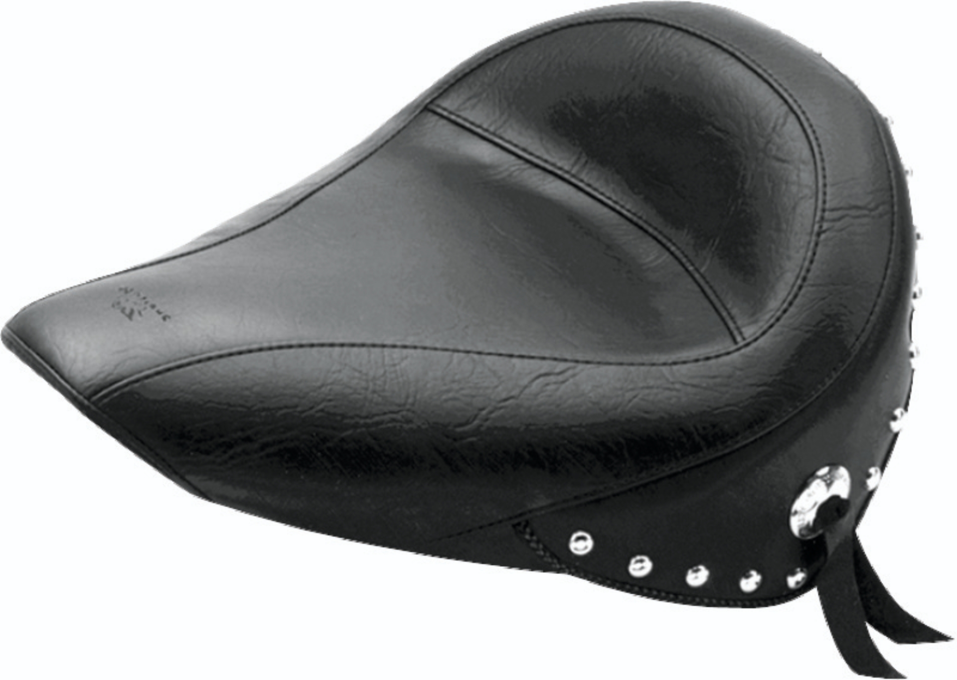Picture of Mustang 84-06 Harley Standard Rear Tire Standard Touring Solo Seat w/Studs - Black