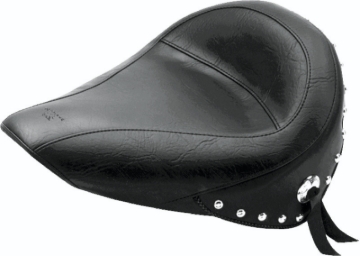 Picture of Mustang 84-06 Harley Standard Rear Tire Standard Touring Solo Seat w/Studs - Black