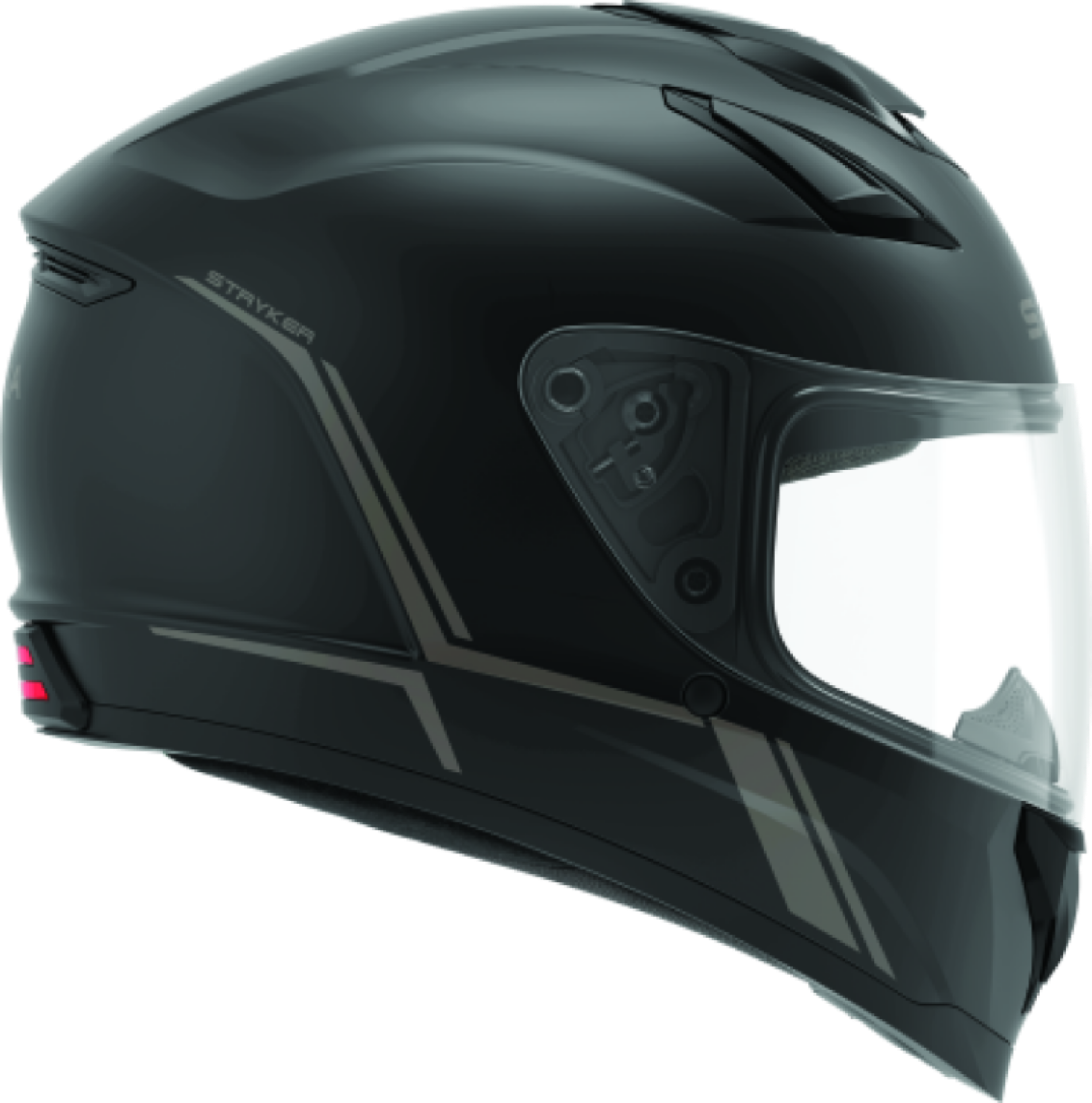 Picture of Sena Technologies Stryker Bluetooth Helmet w/ Mesh Intercom Matte Black - Large