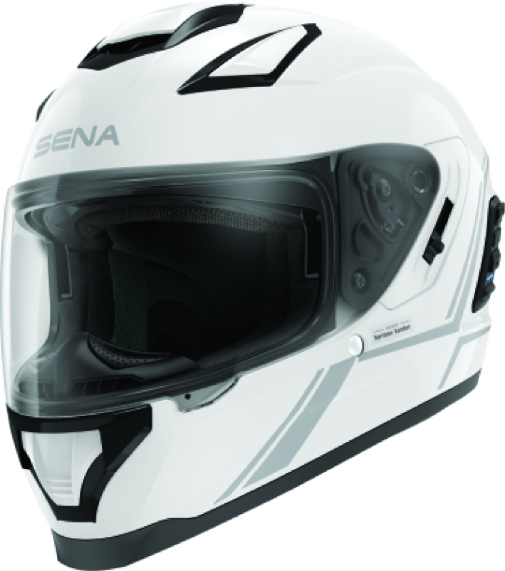 Picture of Sena Technologies Stryker Bluetooth Helmet w/ Mesh Intercom Glossy White - Medium