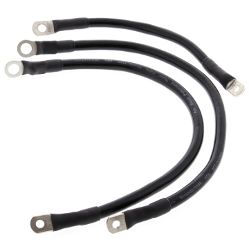 Picture of All Balls Racing 66-77 Harley-Davidson FLH Electra Glide Battery Cable Kit Black