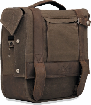 Picture of Burly Brand Voyager Saddlebag Each - Dark Oak