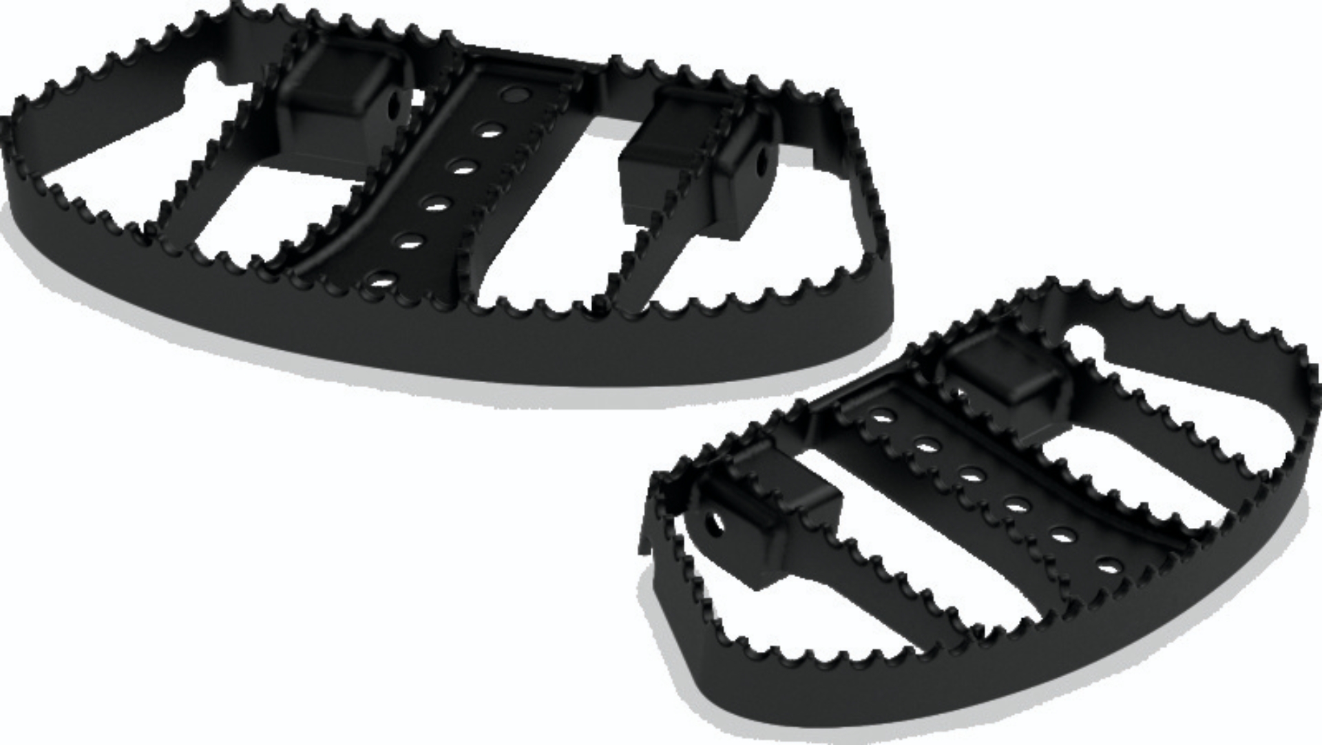 Picture of Burly Brand MX Passenger Boards - Black