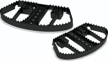 Picture of Burly Brand MX Passenger Boards - Black