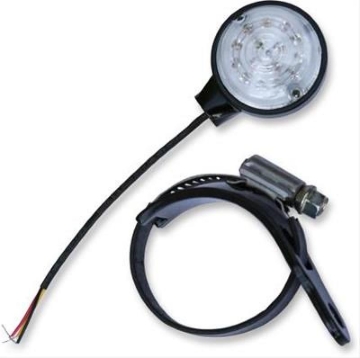 Picture of Burly Brand LED Turn Signals Fork Mount Universal - Black/Amber
