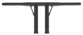 Picture of Burly Brand Folsom Bar 12in - Matte Black
