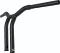 Picture of Burly Brand Dominator Raked Bar 12in - Matte Black