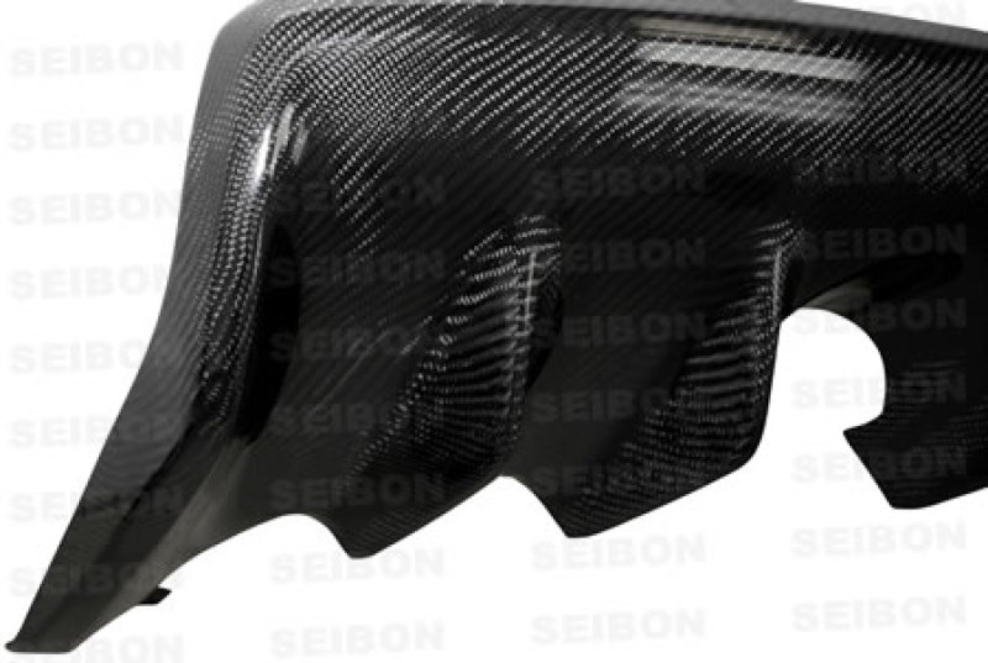 Picture of Seibon 08-09 Mitsubishi Evo X OEM-style Carbon Fiber Rear Diffuser