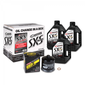 Picture of Maxima SXS Polaris RZR/Ranger Quick Change Kit w/Full Synthetic 10W50 Engine Oil/Filter/Hardware