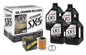 Picture of Maxima SXS Can-Am Maverick X3 Oil Change Kit w/Full Synthetic 10W50 Engine Oil/Filter/Hardware
