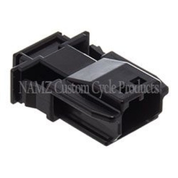 Picture of NAMZ JAE MX-1900 2-Position Male Black Pin Housing (HD 72905-11)