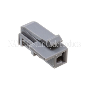 Picture of NAMZ 2004+ Dyna Delphi 1-Position OEM B+ Female Connector w/Female Terminals - 5 Pack (HD 72260-04)