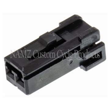 Picture of NAMZ AMP Multilock 2-Position Female Wire Plug Housing (HD 73152-96BK)