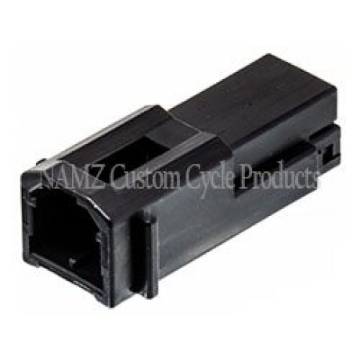 Picture of NAMZ AMP Multilock 2-Position Male Wire Cap Housing (HD 73102-96BK)