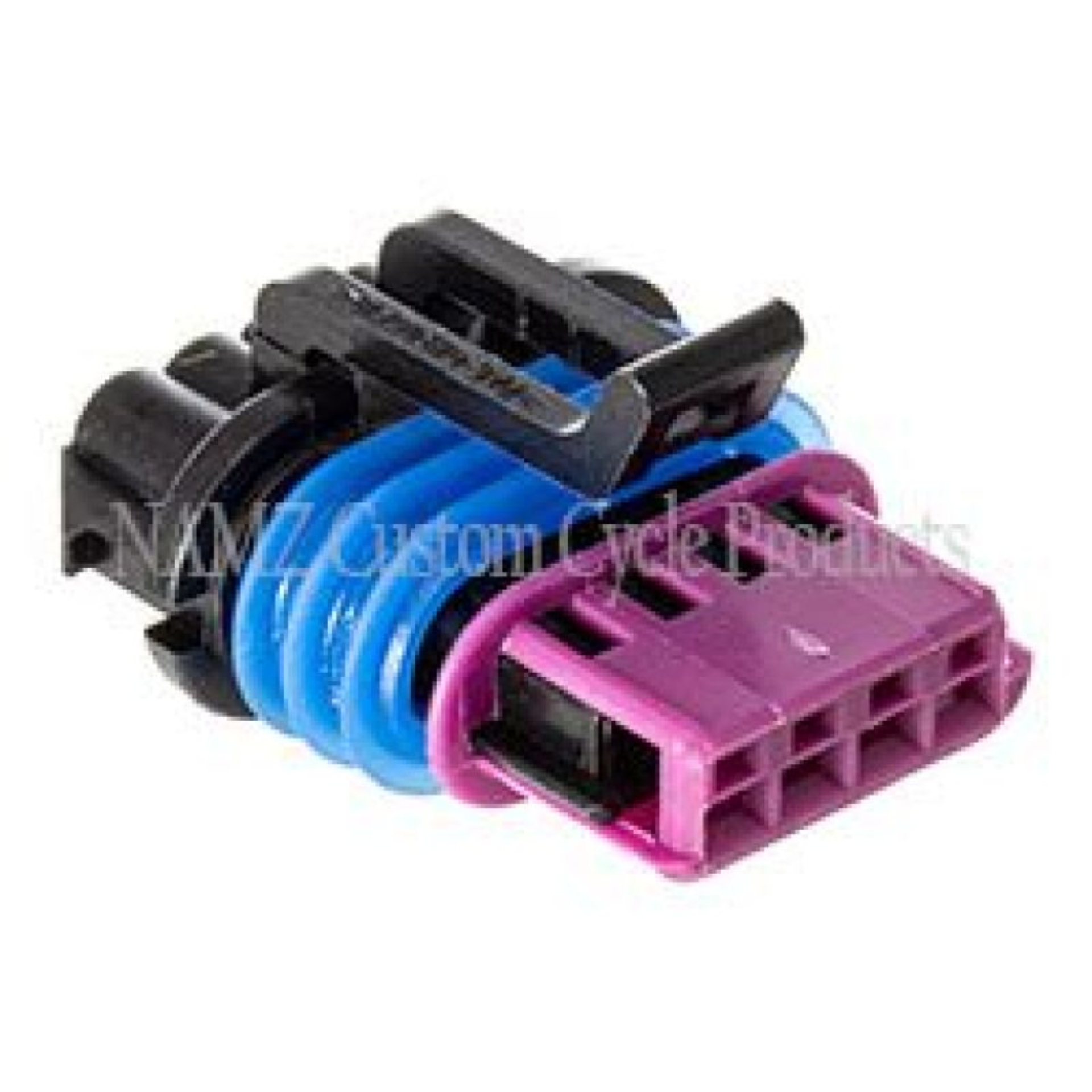 Picture of NAMZ 06-16 V-Twin Delphi OEM Ignition Coil/Idle Speed Sensor/Fuel Pump Connector (HD 72066-06A)